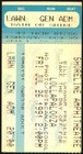 Lollapalooza-1991 Rare Concert Ticket Stub-jane s Addiction-nin  mountain View 