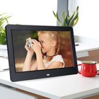 7-15  Digital Photo Frame Led Electronic Album Picture Mp4 Player W remote clock