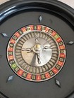 Vintage Ap  Games Casino Roulette Wheel With Felt Game Board 1950 s