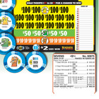 Pull Tab Tickets - Chip - Game - Sevens - 3 955 Ct