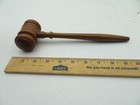 Wooden Gavel Vintage  9 1 2 Inch