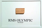 White Star Line Rms Olympic Teak Wood Display  Sister Of The Titanic 