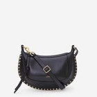 Isabel Marant Oskan Moon Mini Black Leather Shoulder Bag New