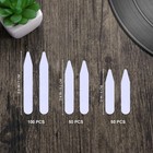 200 Pcs White Plastic Nylon Collar Bones Stays In 3 Sizes For Men Dress