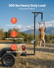 Vevor Truck Hitch Game Hoist 300 Lbs Hunting Deer Hoist With 2-inch Receiver