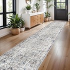 3x14 Washable Runner Rug - Vintage Hallway Runner Rugs With Non Slip Backing