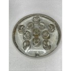 Clear Glass Flower Frog 11 Holes