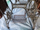 Antique Pre 1930 Singer Treadle Sewing Machine With Cabinet