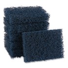 Boardwalk 188 3 5  X 5  Extra Heavy-duty Scour Pad - Dark Blue  20 ct  New