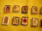 Collection Of 16 Very Rare Cigarette Wood Buttons Signed  