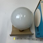 Vintage Ilco Cat No  100 Watt 4in Globe Lamp Bulb Medium Base White Nos