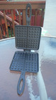 Hawok Square Waffle Maker Cast Iron Stovetop Waffle Iron Nonstick Belgian Press