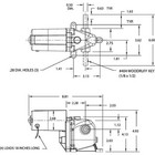 Dayton 1lra6 Ac dc Gearmotor 4 5 Rpm 115v open Vented