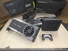 Pair Of Evga Geforce Gtx 1080 Ftw3 Hybrid Without Bridge