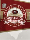 Candlestick Park Final Regular Season Pennant San Francisco 49ers Nfl Atlanta