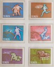 Yemen 1965 Olympics  Xf Mnh    Sheet   Imperf   Perf Sets  Sports  Equestrian