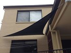 Right Angle Triangle Sun Shade Sails Sand Black Grey 95  Uv 280gsm Super Strong