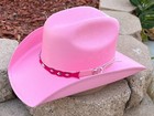 Girls  Pink Western Hat  Cowboy Rodeo Kids Pink Western Hat