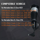 Oem Front Airmatic Air Strut Assemblies For 4-matic 2007-2013 Mercedes S550 W221