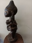 African Phemba Maternity Statue - Bacongo   D r congo  Tribal Art Crafts 21  9  7