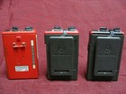 Lot 3 Red Grey Motorola Minitor Ii 2 Vhf Emergency Fire Radio Pagers Display