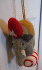 Pottery Barn Felt Christmas Ornament Circus Elephant New 
