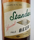 Rare Standard Brewing Co Paper Label Beer Bottle Scranton Pa Tru-age Breweriana