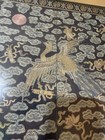 19th-century Framed Chinese Qing Dynasty Embroidered Civil Rank Badge 