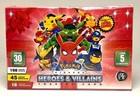 5 Boxes - Pokemon Pikachu Cosplay 2 Heroes   Villains Cards 150 Sealed Pack