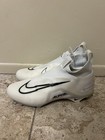 Nike Alpha Menace Elite 3 White Black Men s Football Cleats Dm1792 109 Size 15