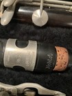 Vtg Normandy 4 France Clarinet W Case Two Mouthpieces A2797 Bb Noblet D  Bonade