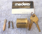 Nos Medeco   High Security   Lock Cylinder  With 2 Key And Card