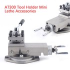 Metal Lathe Machine Tool Holder 80mm Universal At300 Lathe Tool Post Assembly