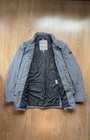 Napapijri Men s Quilted Puffer Jacket Grey Size L Original Winter Coat 