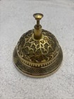 Bell Service Hotel Counter Desk Brass Call Ornate Vintage Reception Bell