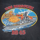 Uss Missouri Shirt Men Size Xl Naval Operation Desert Storm Gulf War Vintage Usa