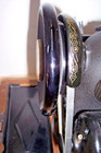Vintage 1952 Singer Sewing Machine With Case  Key   Foot Pedal