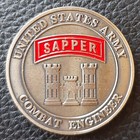 Challenge Coin  Army Sapper  engraving Available 