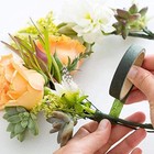 12 Rolls 1 2 Inch 30 Yard Green Floral Tape For Bouquet Stem Wrapping - 