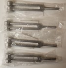 New  Lot Of 4 Grafco Aluminum Tuning Forks 128c With Weights  Ref  1314 