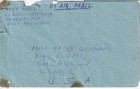 1958 West Pakistan Air Mail Cover Envelope stamps To Usa