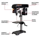 Jet 6 2-amp 5-speed Bench Drill Press