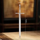 Silver Metal Sword Letter Opener Decorative Envelope Slitter Mail Tool Office