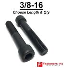 3 8-16 Socket Head Cap Screws Allen Black Oxide 12 9  choose Length   Qty 