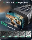 Infrared Night Vision Binoculars 4k Uhd Nv Goggles 10x Zoom 4 In Screen