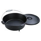 Ozark Trail 5-quart Pre-seasoned Nonstick Cast Iron Dutch Oven With Spiral Bail 