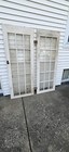 60 25 x77 25 x1 3 8  Antique 30 Pane French Double Doors 1800 s