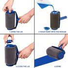 9  Self-feed Paint Roller No Drip Self Contained No Tray Wall Painting Tool