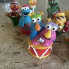 Lot Of 9 Vintage Sesame Street Ornaments Jim Henson Productions