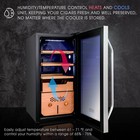 Schm  ck   250 Cigar Cooler Humidor With Precise Humidity Control  Stainless Steel